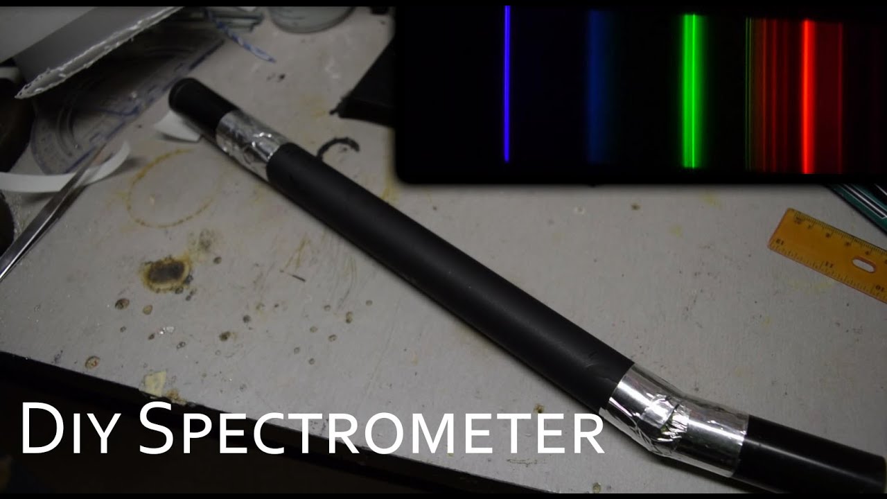 build a diy spectrometer using diffraction grating youtube how to use spectrophotometer