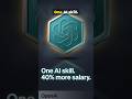 Your salary could jump 40% with this one move #AISkills #PromptEngineering #WealthSignal