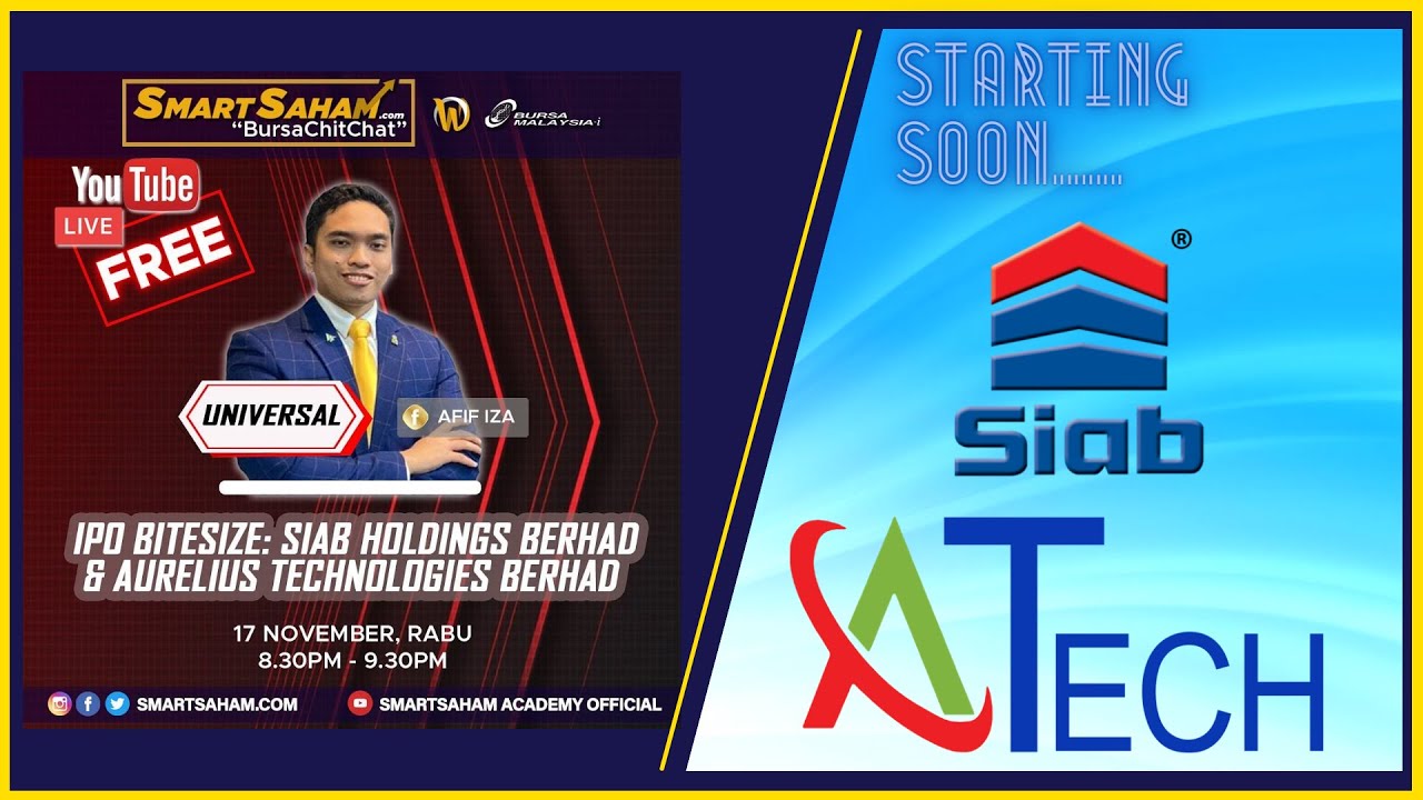 Download IPO : Siab Holdings Berhad & Aurelius Technologies Bhd