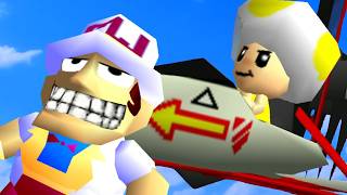 MM54321: Yellow Toad Flies a Gyrocopter in Pilotwings 64