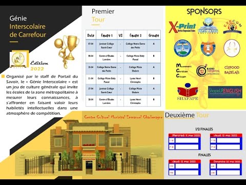 Génie Interscolaire de Carrefour Centre d’études Lumière VS Collège Eddy Pascal