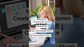 Make money online selling courses