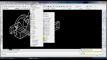 Convert 3D Model Drawing to 2D Drawing - AutoCAD 2007