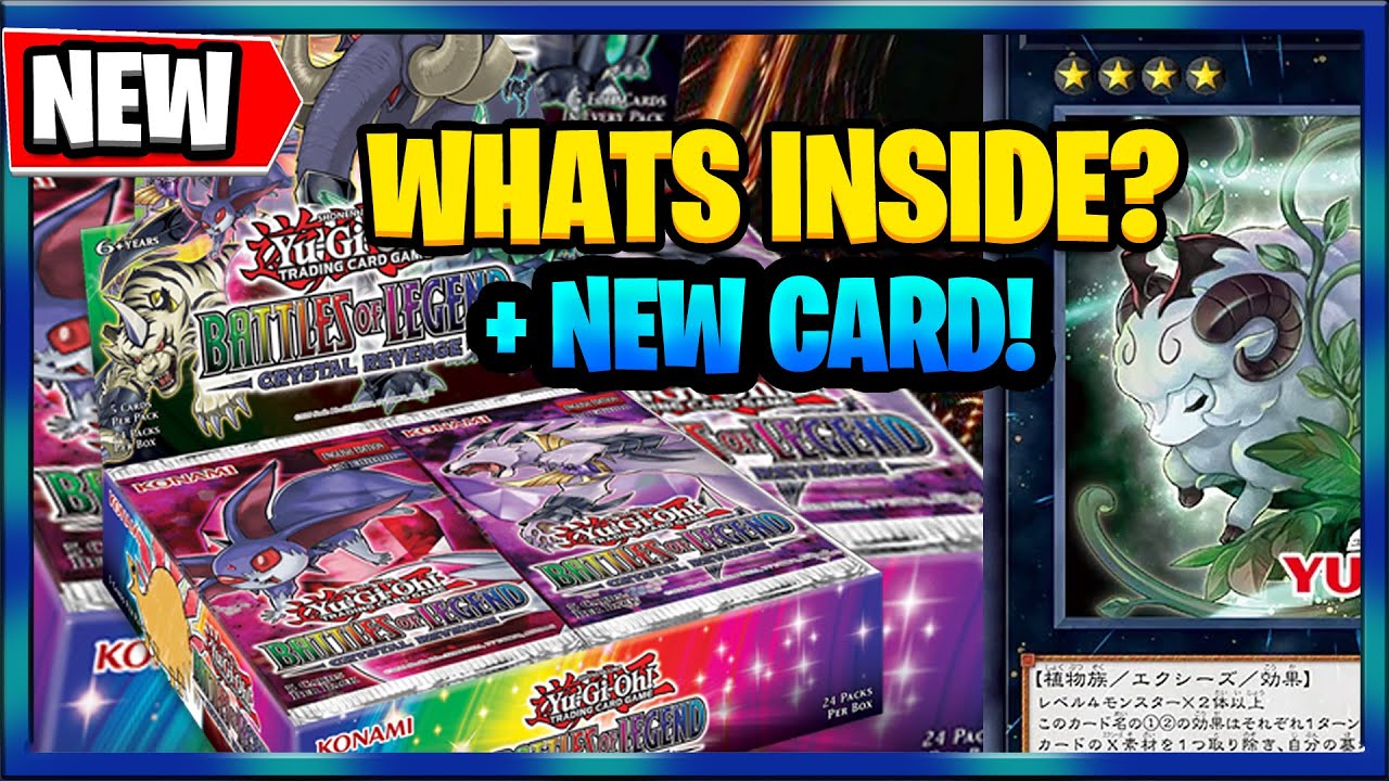 New YuGiOh Cards and YuGiOh Set Review Battle of Legends Crystal