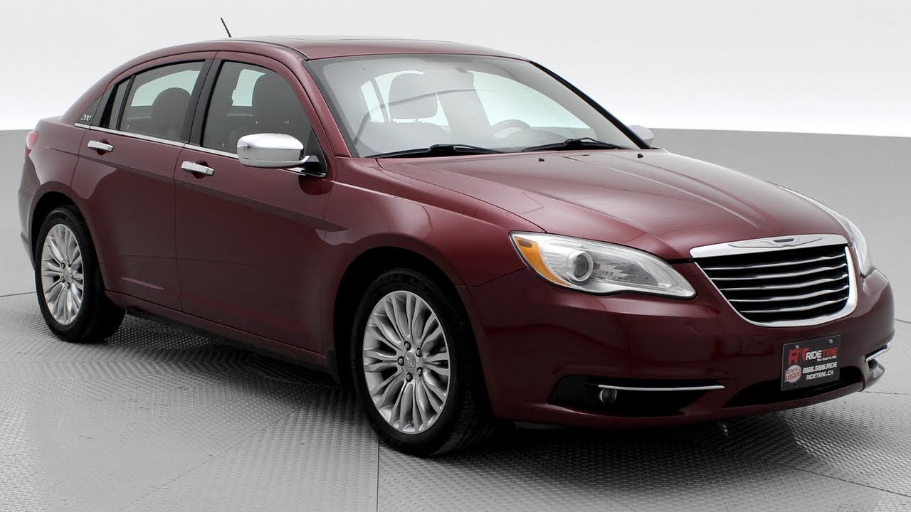 2013 Chrysler 200 Limited | Leather, Sunroof | ridetime.ca walkaround boats for sale