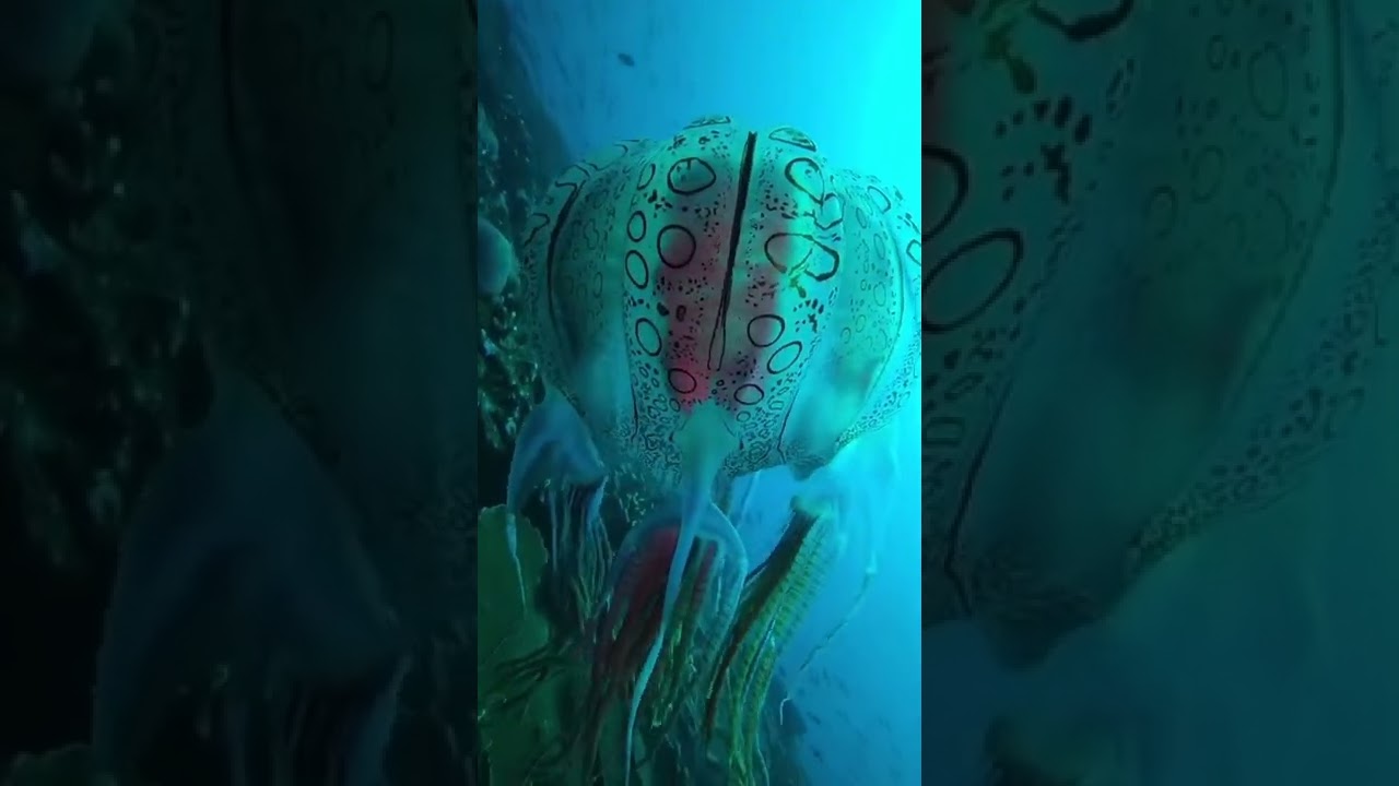 This Chirodectes, an incredibly rare species of the Box Jellyfish. 😳