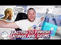REACTING TO WEIRD FINNISH SAYINGS AND IDIOMS | Part 2