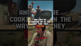 Cooking Buffalo with Koisan people - Joe Rogan Experience and Sonny Side