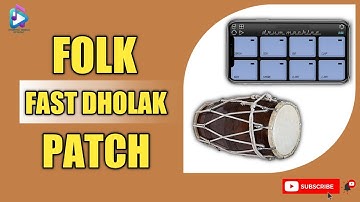 FOLK FAST DHOLAK PATCH | MOBILE OCTAPAD PATCH | DRUM MACHINE PATCH @khorthamobileoctapad6652