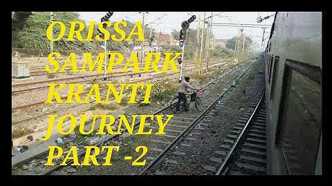 12820 Anand Vihar Terminal - Bhubaneswar Orissa Sampark kranti Express part-2 Skipping Panki Dham