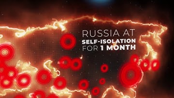 Coronavirus Pandemic Map Titles After Effects Template
