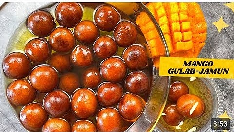 मांगो🥭 जामुन एकदम नई अनोखी रेसिपी / एक आम से 1kg गुलाब जामुन बनाए कम खर्च कम मेहनत में ll mango jamu
