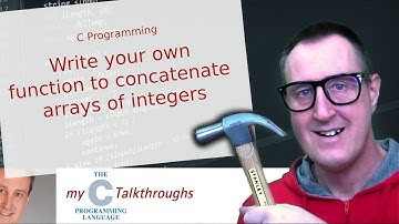 Explore the world of C programming and learn how to concatenate two arrays of integers