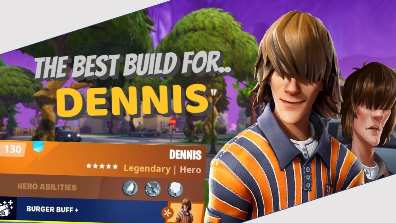 The BEST Build For Dennis! New Venture Hero! DENNIS GAMEPLAY! (Fortnite