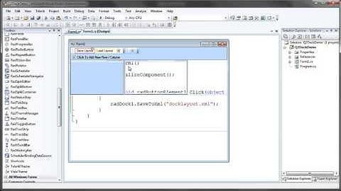 Saving and Loading RadDock for WinForms Layouts