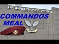 What a typical singapore commando meal looks like