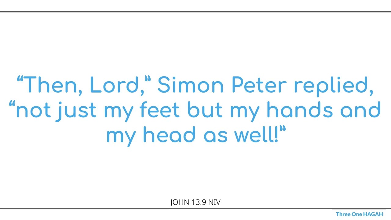 JOHN 13:9 NIV with CLOVA Dubbing