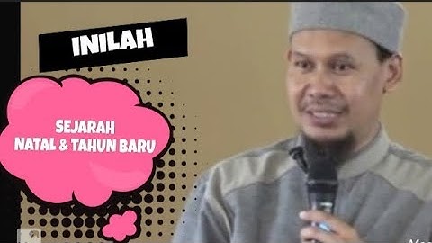 Ustadz Rahmat Baequni Terbaru 2020| Inilah Sejarah Natal dan Tahun Baru Masehi