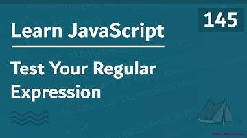 Learn JavaScript In Arabic 2021 - #145 - Test Your Regular Expressions And Discussions