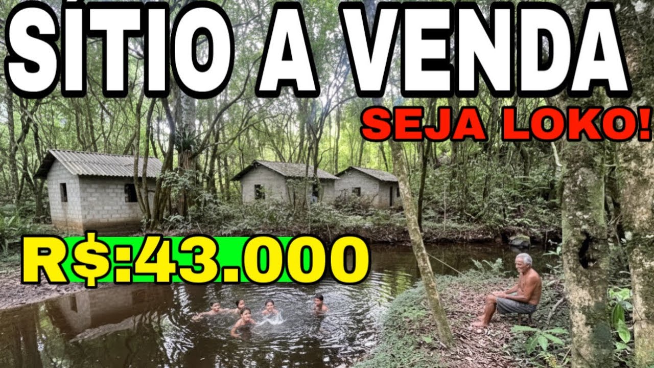 ( Sítio a Venda ) MUITA ÁGUA EM ABUNDÂNCIA- JÁ COM UVA PLANTADO E PASTO PARA O GADO 