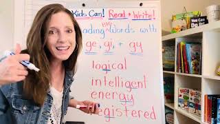 Learn how to help your child read some BIG words with the ge, gi, gy trick!