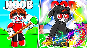 Upgrading NOOB to GOD SCYTHE in Roblox Scythe Simulator!