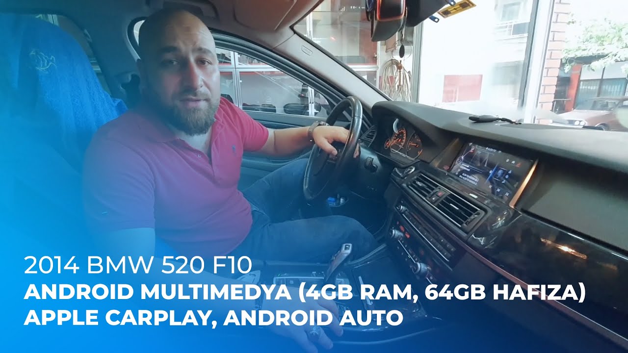 2014 BMW 520 F10 // Android Multimedya (4GB Ram, 64GB Hafıza), Apple CarPlay, Android Auto