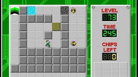 CCLP2 level 73 solution - 232 seconds