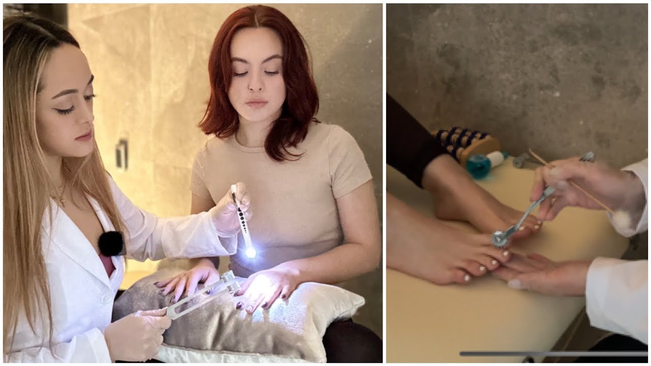 ASMR Medical Exam of the Hands & Feet | Sharp or Dull, Point Pressure Therapy [Spanish Roleplay]