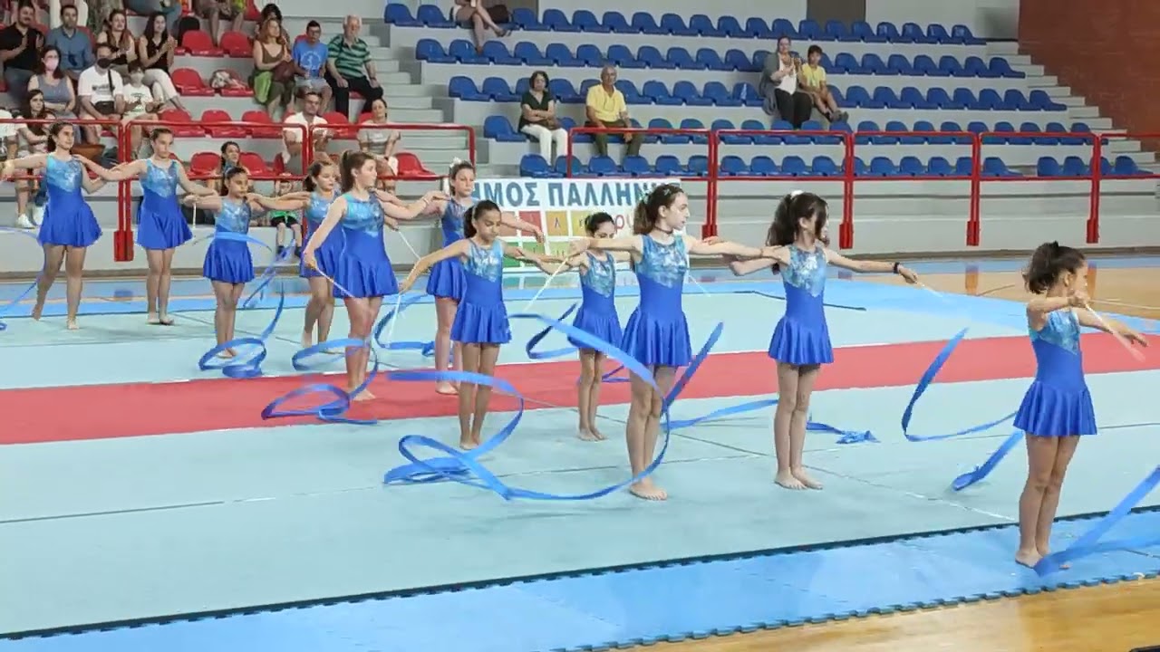 Γυμναστικές επιδείξεις Γέρακα 2022 κορδέλες