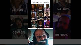 Check Your Battery… That’s Your Stranger Things Character 😎 #shorts #meme