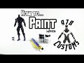 HOW TO: Paint marvel legends Action figures - BLACK PANTHER- VENOMVERSE