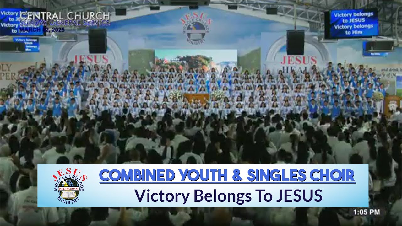 JMCIM | Victory Belongs To JESUS | Combined Youth & Singles Choir | March 2, 2025