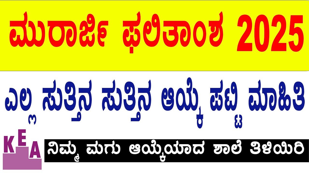 Minority and Morarji All Selection List Updates 2025 l ಅಲ್ಪ ಸಂಖ್ಯಾತರ ಮತ್ತು ಮುರಾರ್ಜಿ ಸೆಲೆಕ್ಷನ್ ಲಿಸ್ಟ್