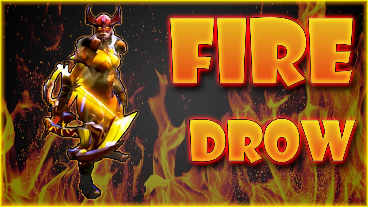 [Dota 2 MOD] Fire drow - YouTube