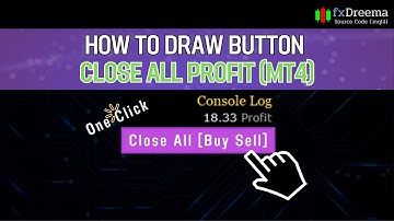 EA Robot - How to Draw Button Close All Positions in MT4 With One Click by fxDreema
