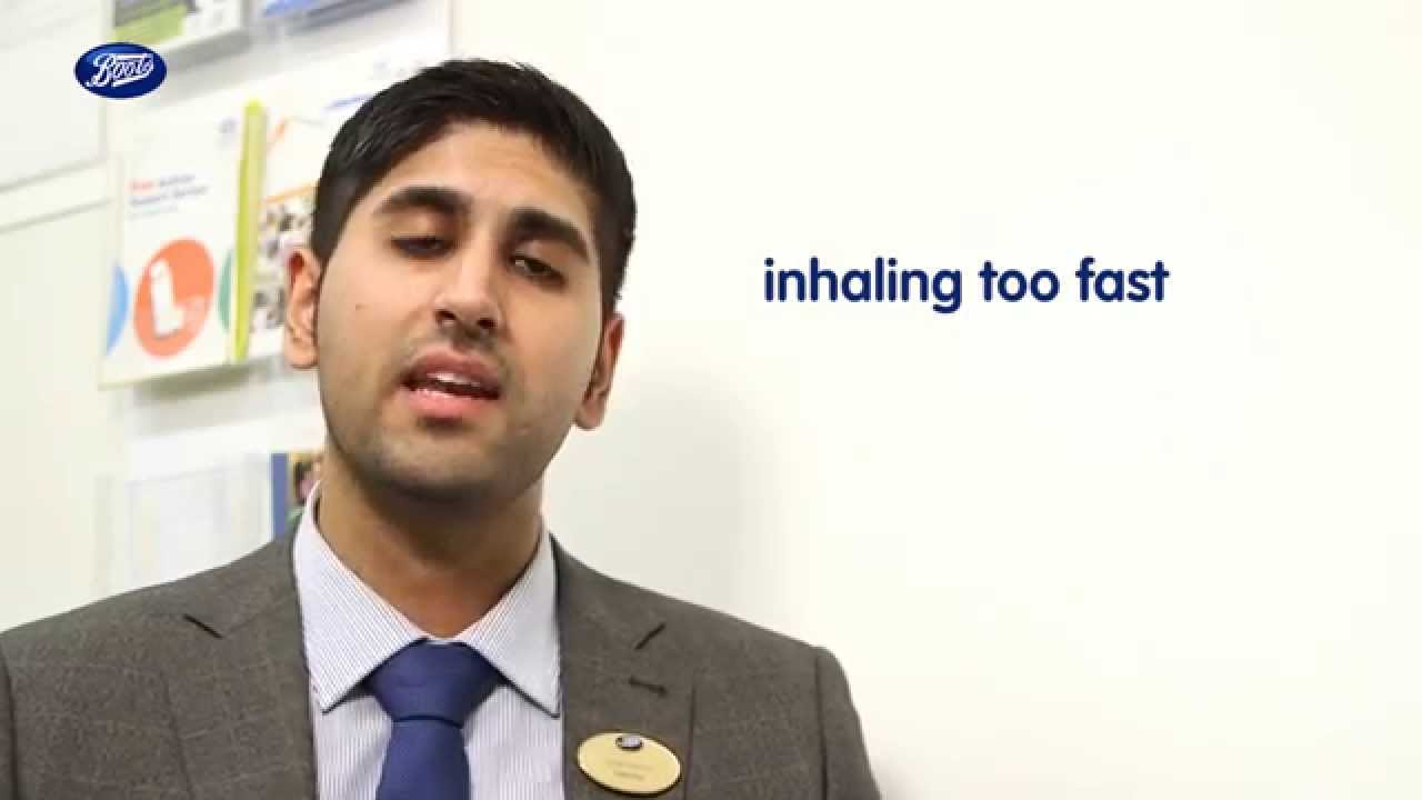 Inhaler technique for managing asthma