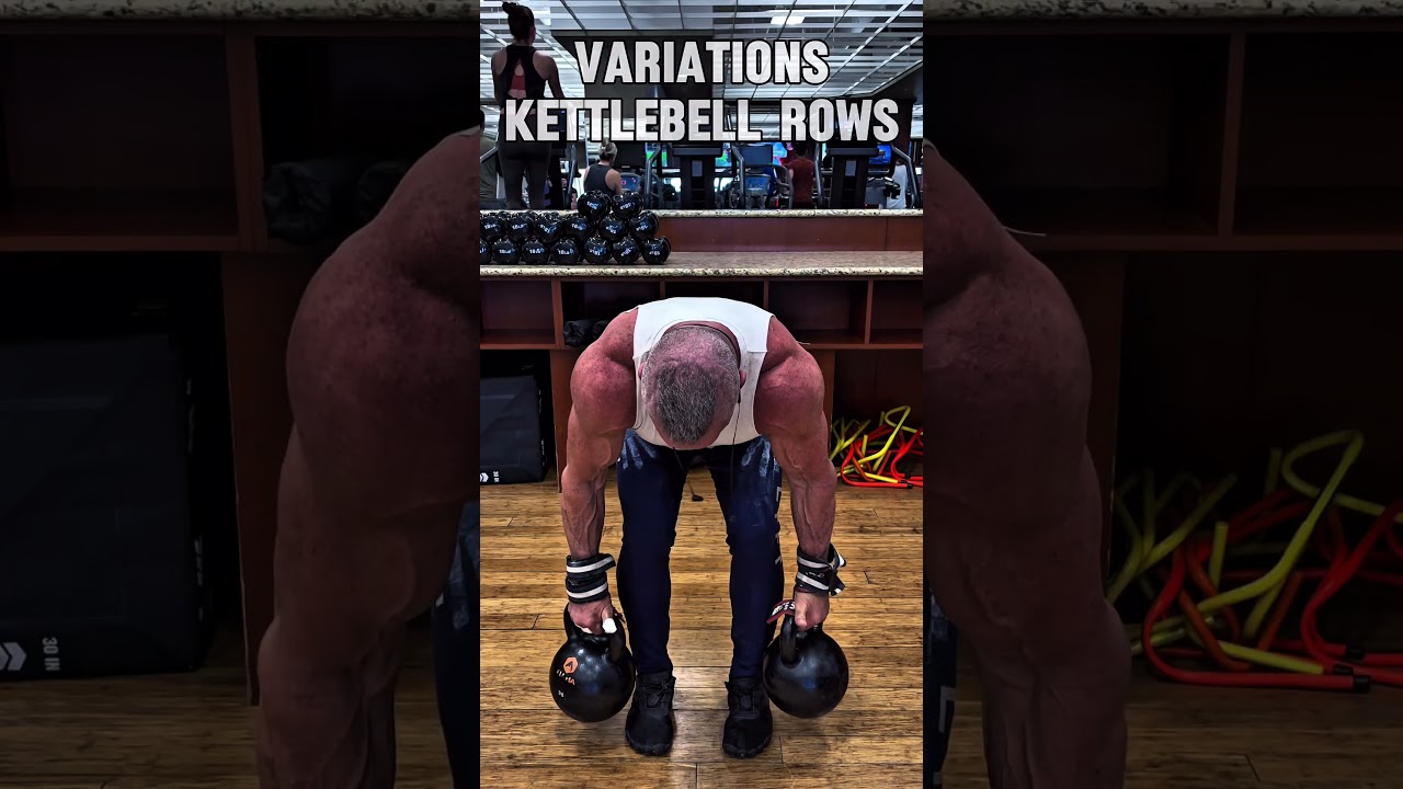 VARIATIONS OF THE KETTLEBELL ROW #workout #motivation #muscle #workouttips #exerciseroutine
