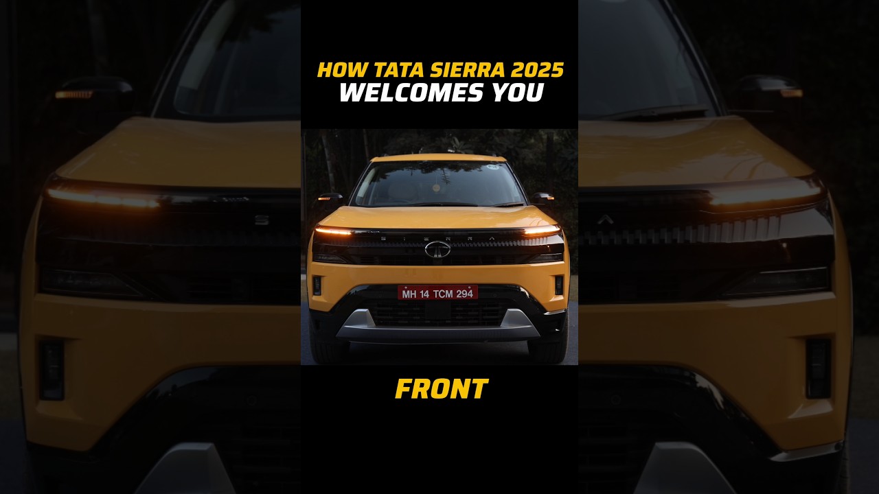 Tata Sierra Welcome Gesture❤️ Sweet & Spicy🔥 #ackodrive #tata #tatasierra2025