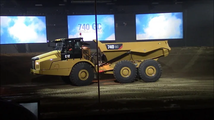 Caterpillar Articulated Trucks Have New Cab and High-tech Features