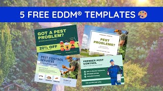 Promote Your Pest Control Business: 5 Free EDDM® Postcard Templates