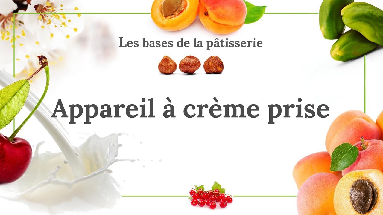 Appareil à crème prise-Tuto Pâtisserie - YouTube