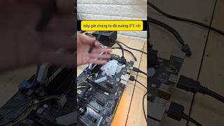Test máy tính: đặt đá khô lên CPU xem có nổ không #pcgaming #techreview #congnghe