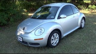 2008 Volkswagen New Beetle Startup, Tour & Test Drive