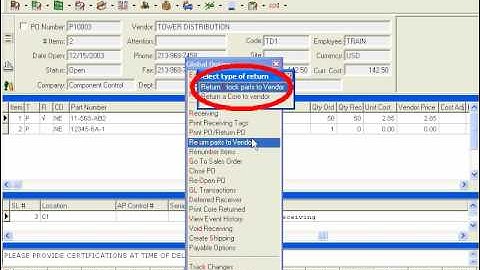 Quantum Control Purchase Orders - Part 4