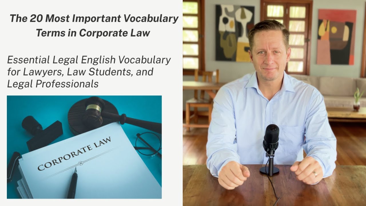 Top 20 Must-Know Corporate Law Terms | Legal English Terminology