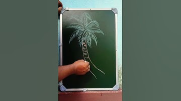 Coconut Tree Drawing 🌴🌴🌴😱😱. #coconuttree#coconut#easydrawing#shorts#viral.