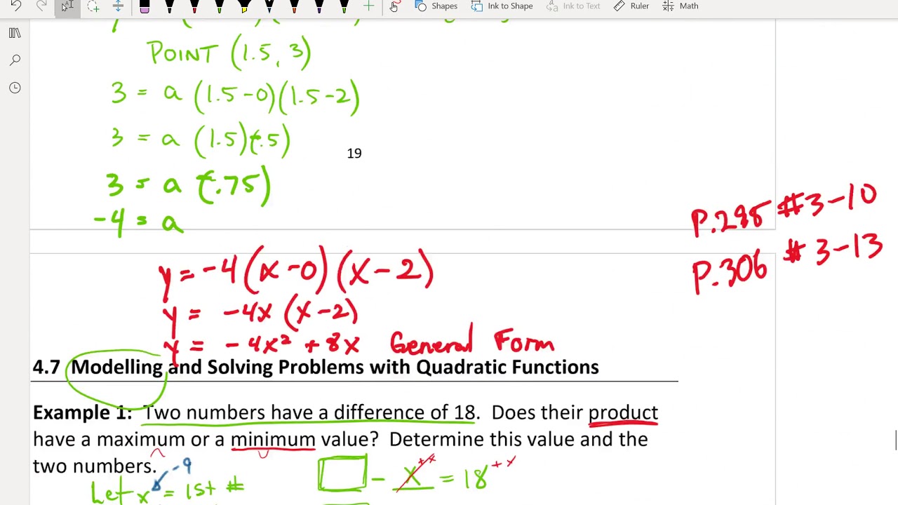 Lesson 4 7 word problems part two - YouTube