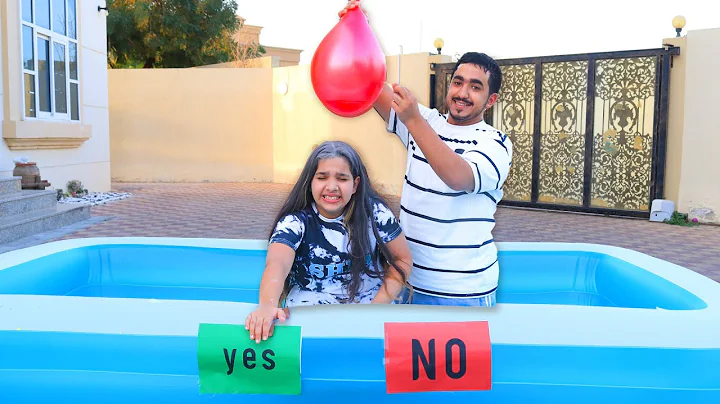 Abdullah pranks Shafa with a balloon
