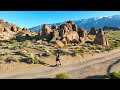 🛹💨 Insane Electric Skateboarding Adventure in California&#39;s Alabama Hills! 🌄🌞